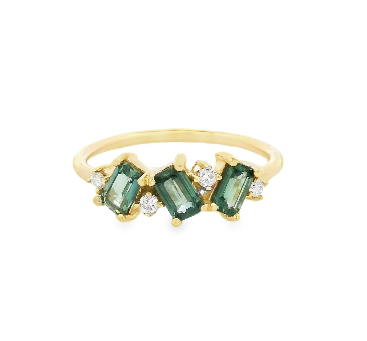 Anillo Tania con Zafiros Rosas/Morados
