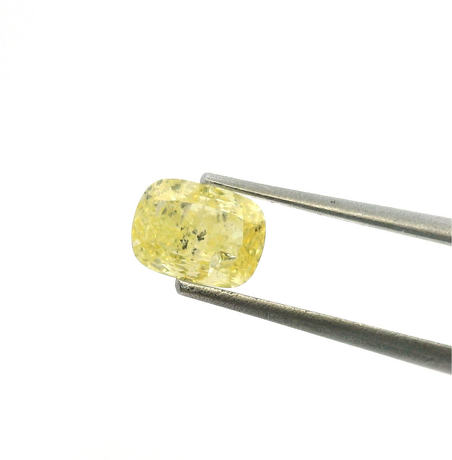 O - Diamante Amarillo 1.01ct Corte Cushion Alargado / Medidas 6.63 x 4.86mm