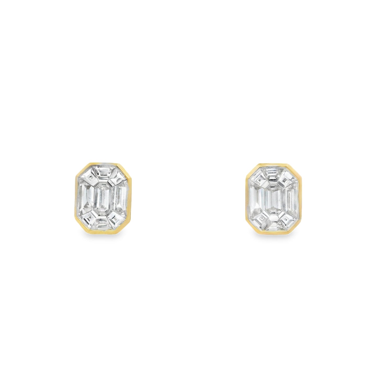 Aretes Corte Esmeralda