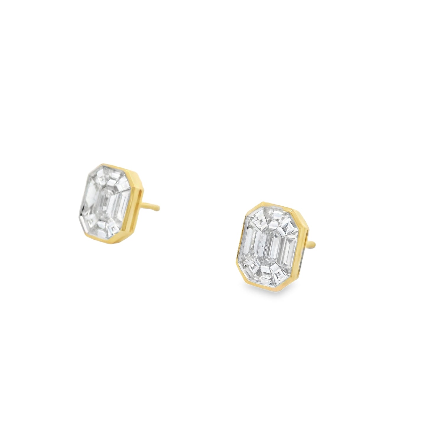 Aretes Corte Esmeralda