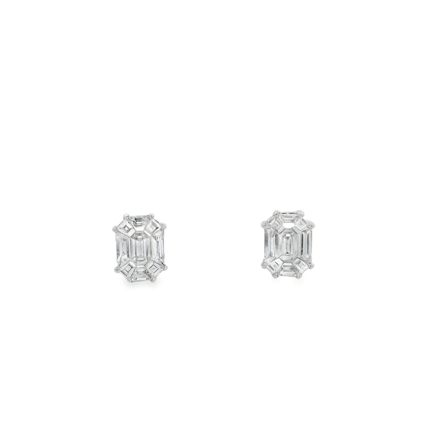 Aretes Corte Esmeralda