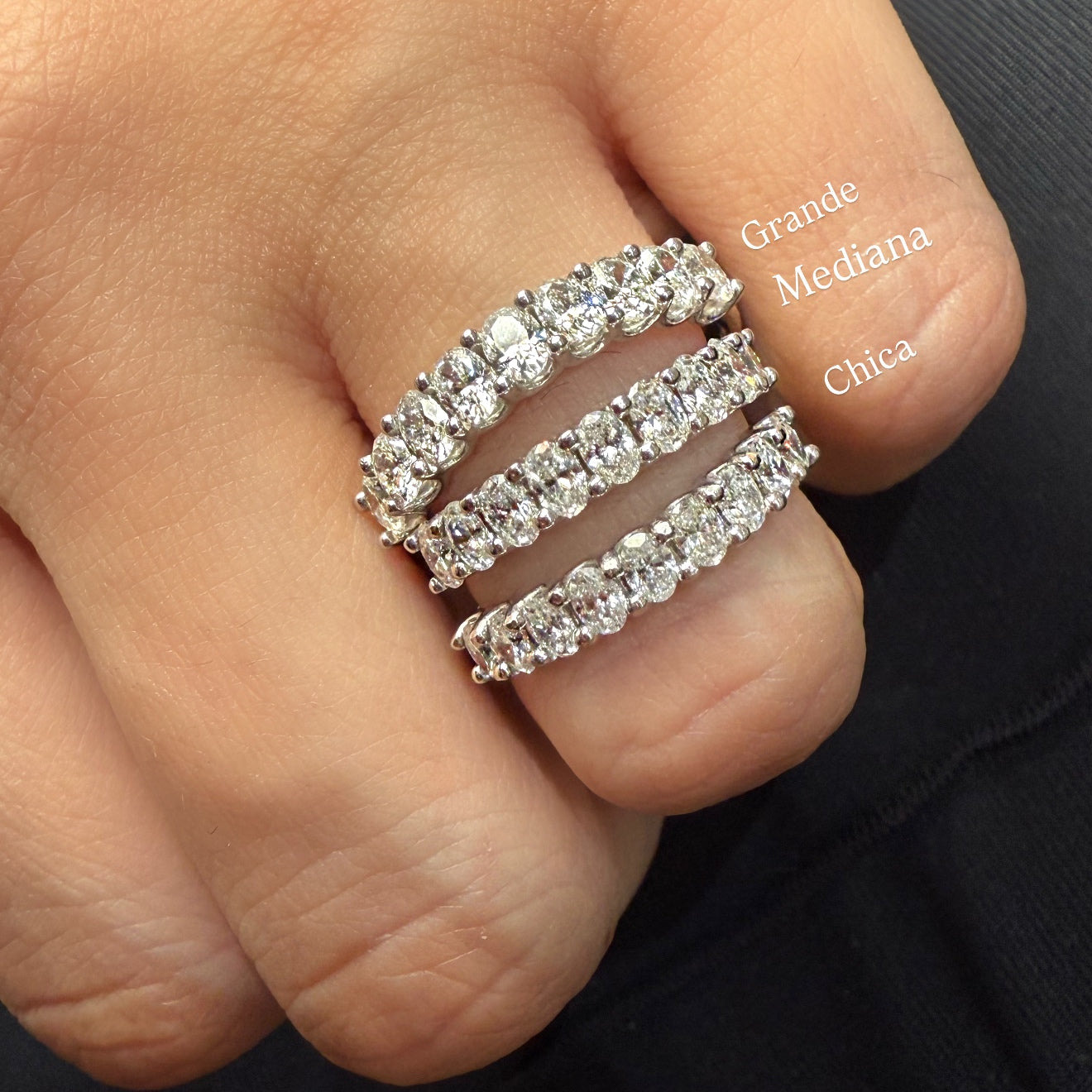 ADVANCE / SECTION CHICA Oval Diamond Churumbela / 9 Stones / Total Carat 0.67ct / Total value 29,500 pesos
