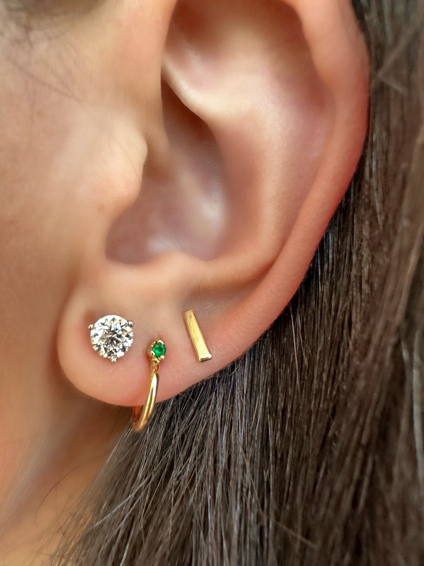 Diamond Earrings of 0.50ct each (total 1ct)
