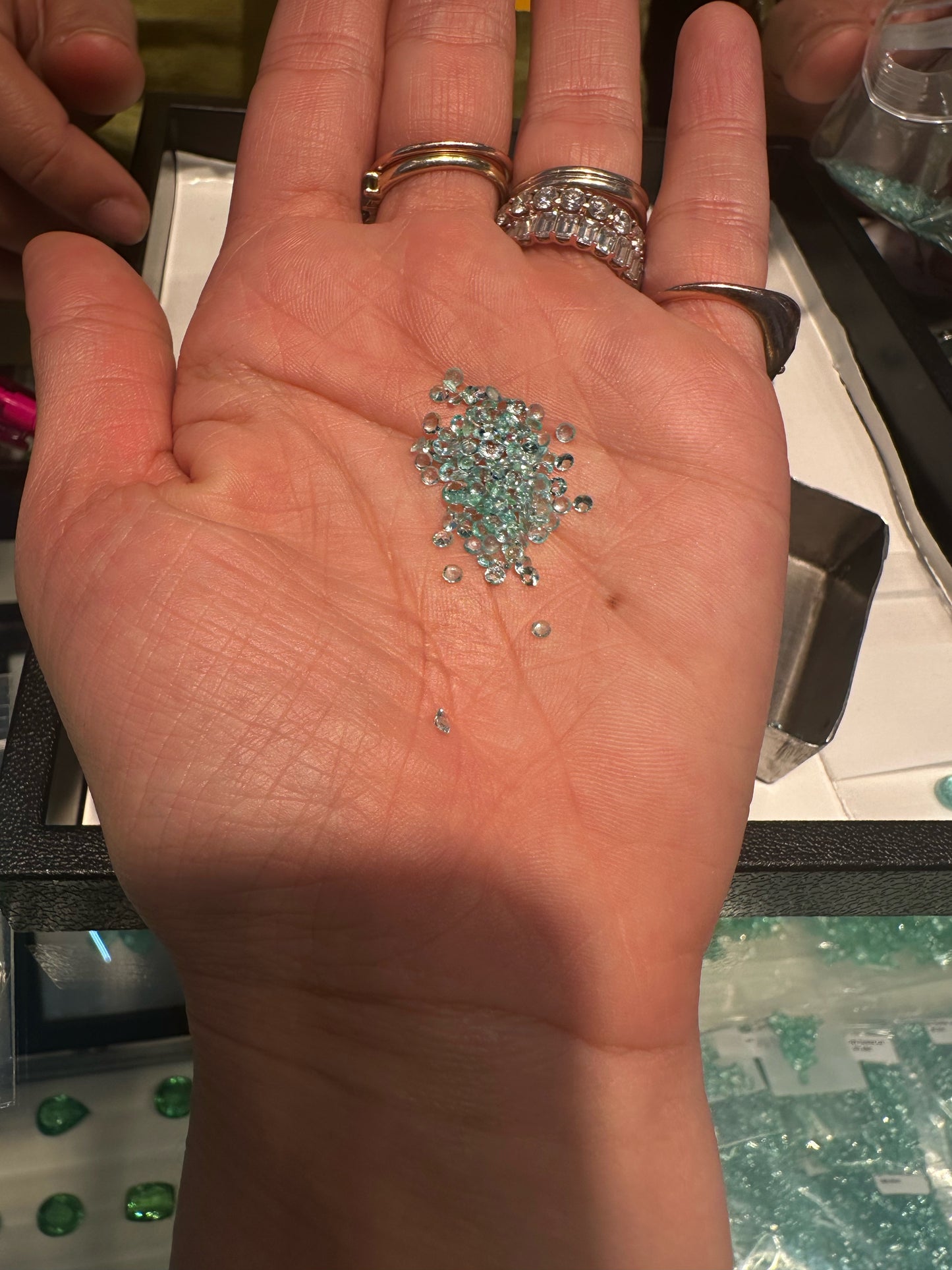 Anillo Magdalena Grande de Turmalina Paraiba