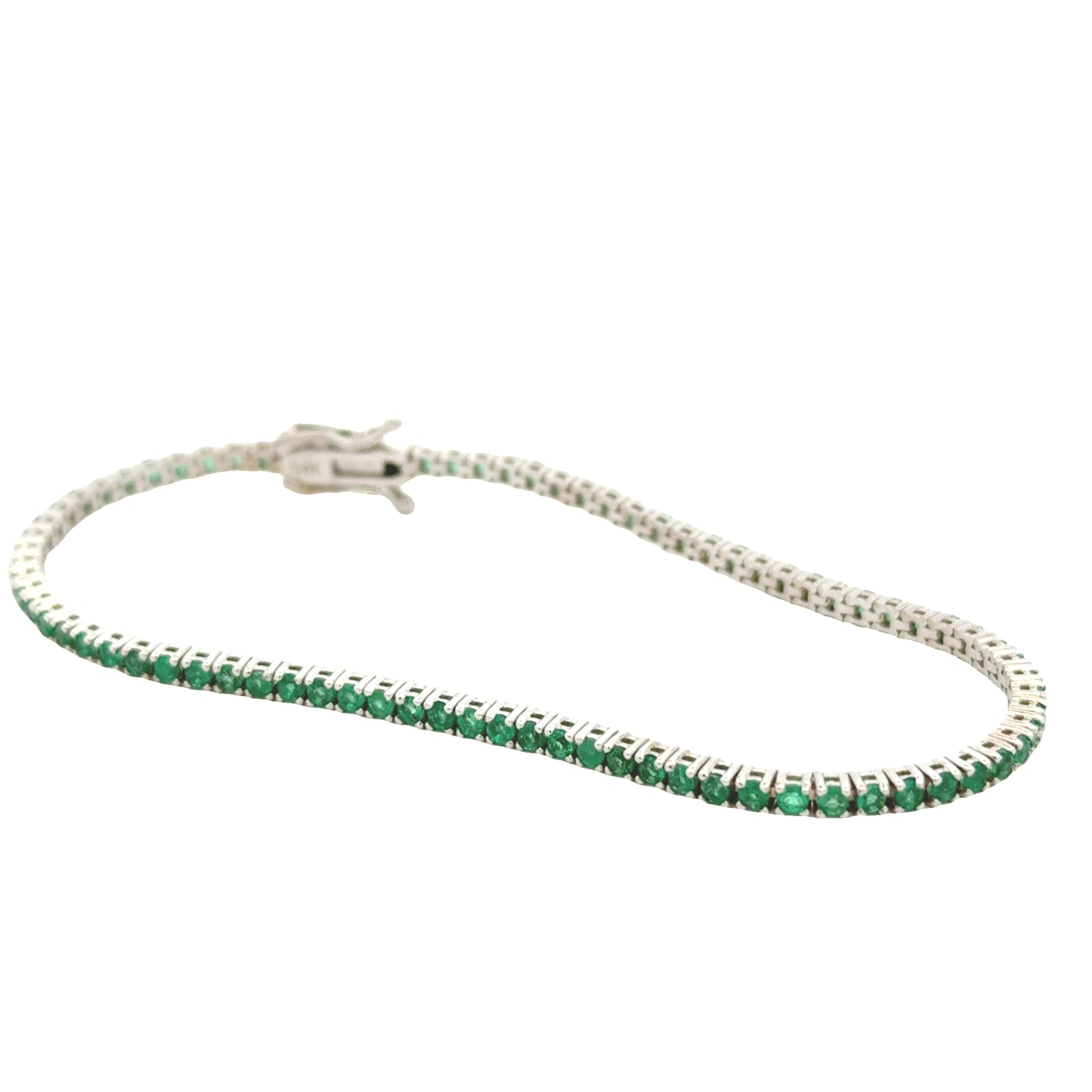 Pulsera Tenis de Esmeralda, Rubí o Zafiro 2mm