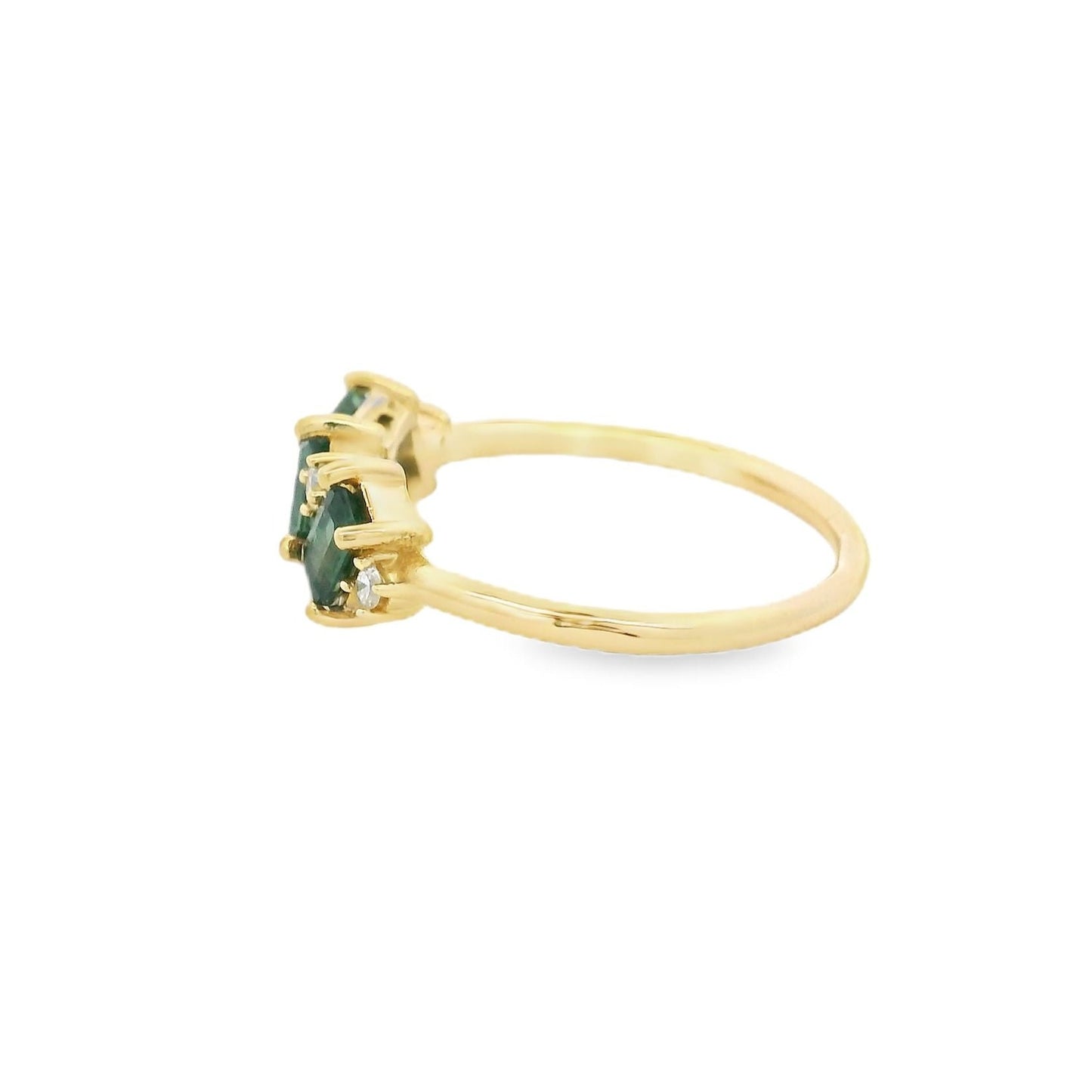 Anillo Tania con Zafiros Rosas/Morados