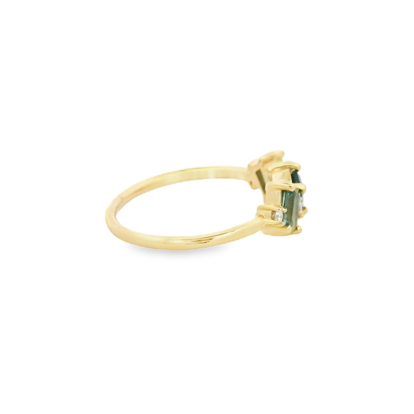 Anillo Tania con Zafiros Rosas/Morados