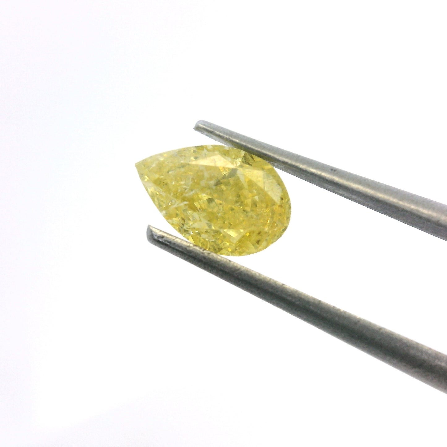 T - Diamante Amarillo 1.04ct Corte Gota / Medidas 7.66 x 4.9mm