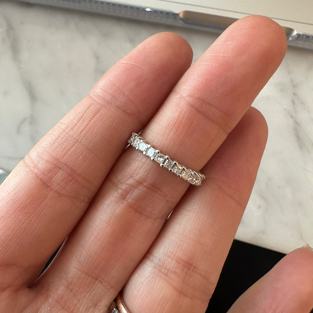 Media Churumbela de Diamantes corte Princess 2.1mm