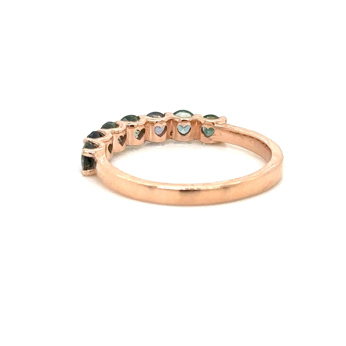 Churumbela of greenish blue Sapphires 3.5mm