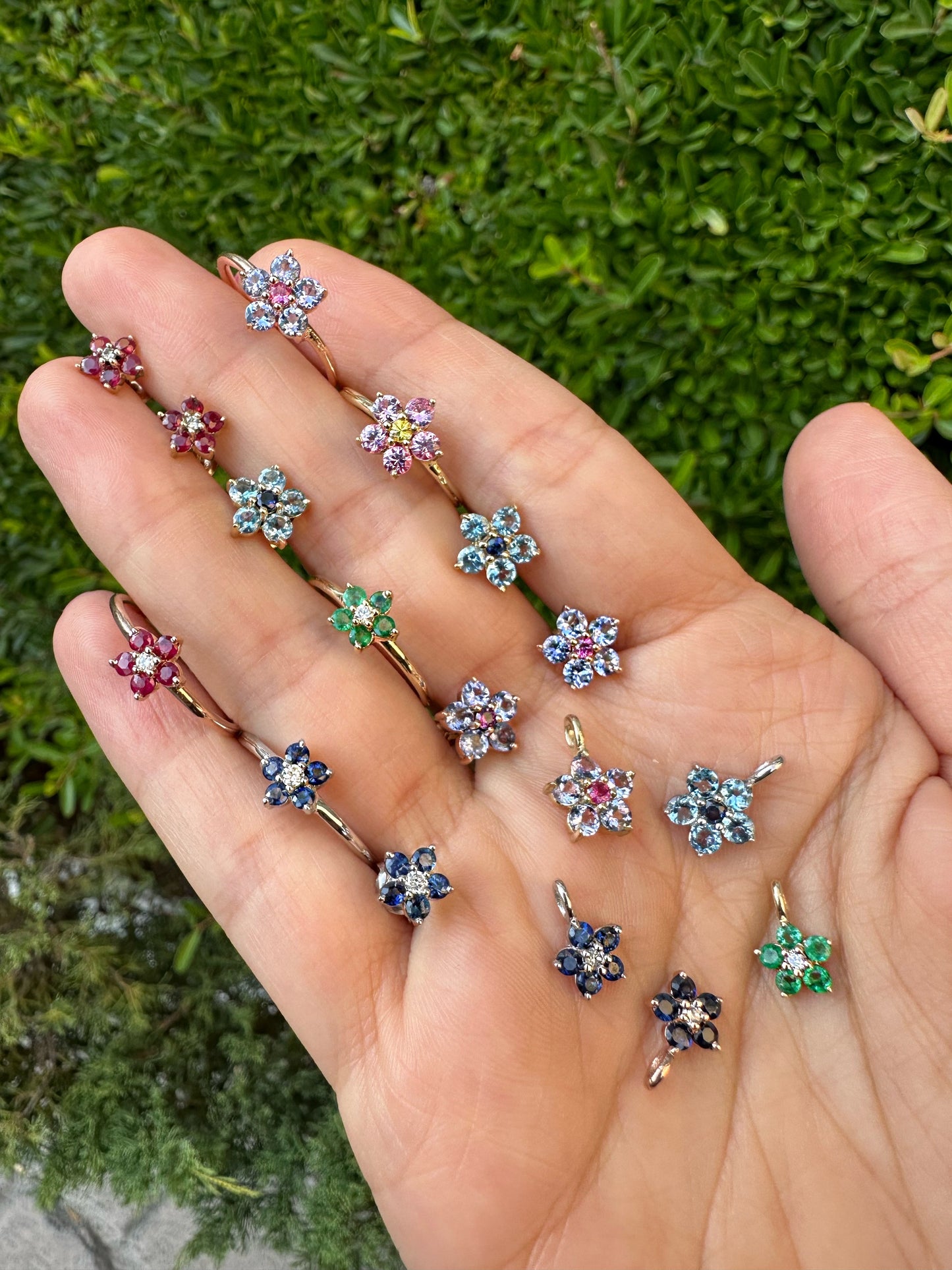 Mini Flower Earrings