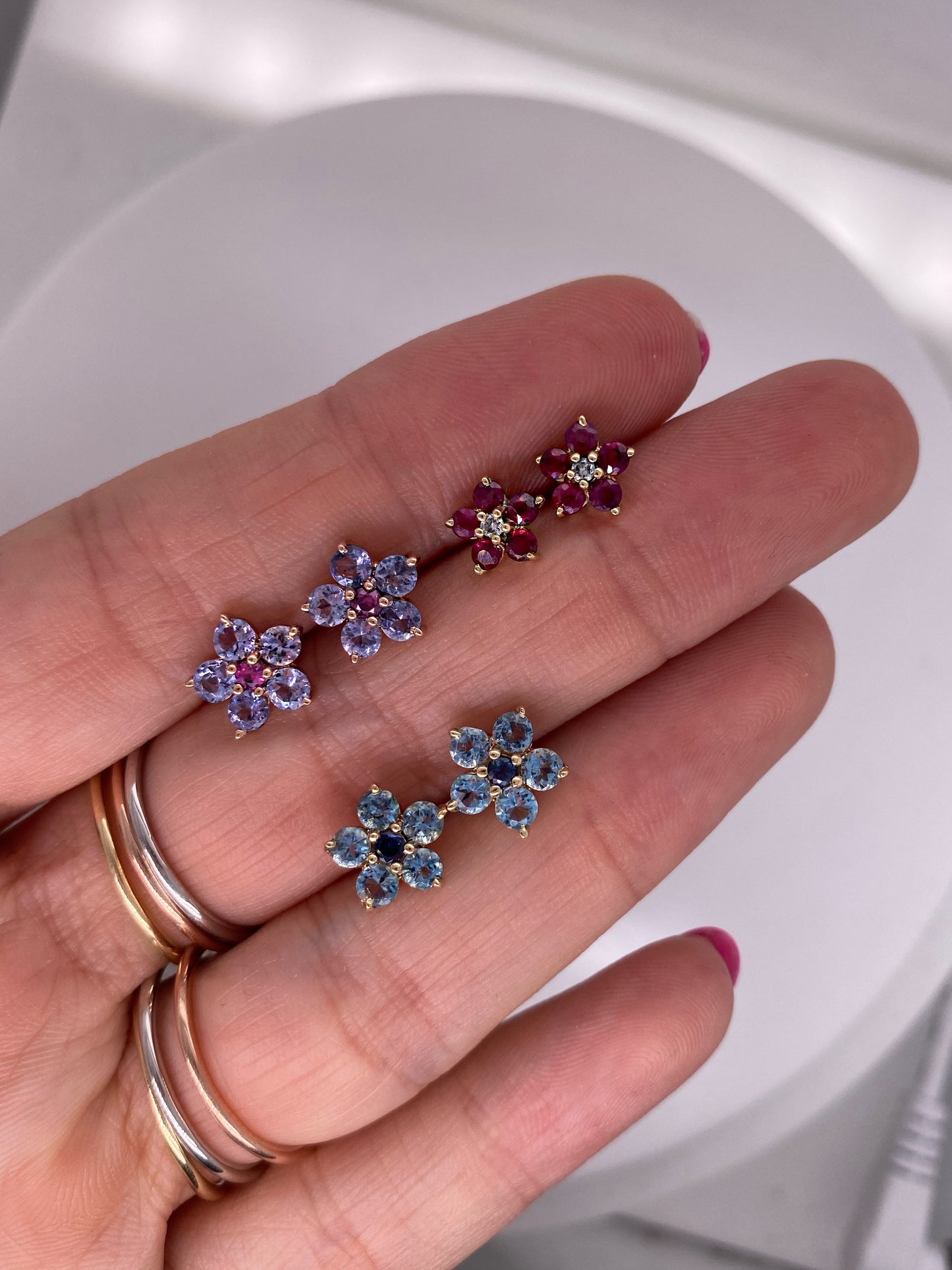 Mini Flower Earrings