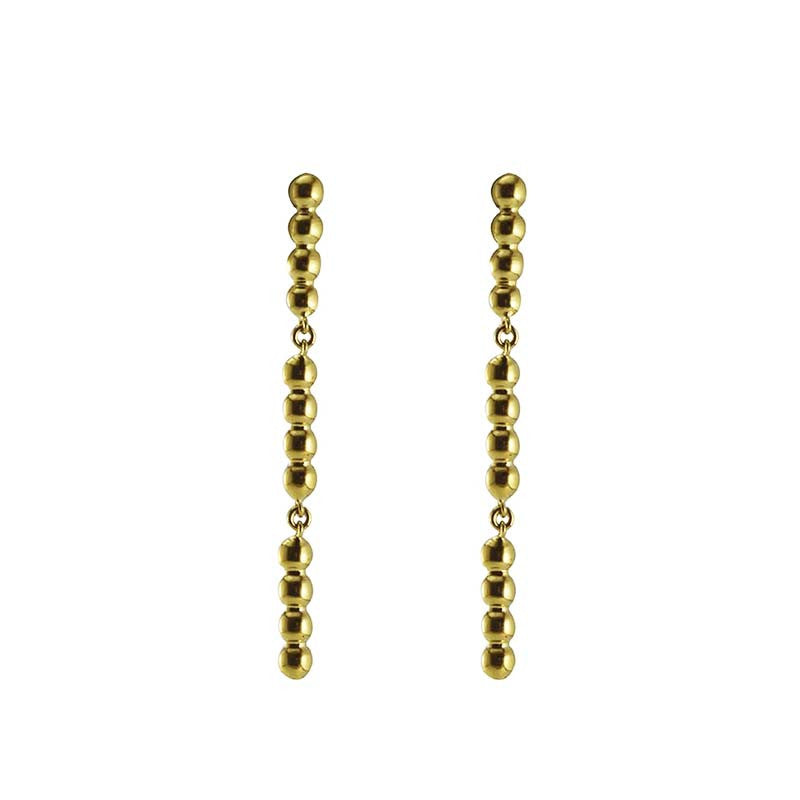 Long Caviar Earrings