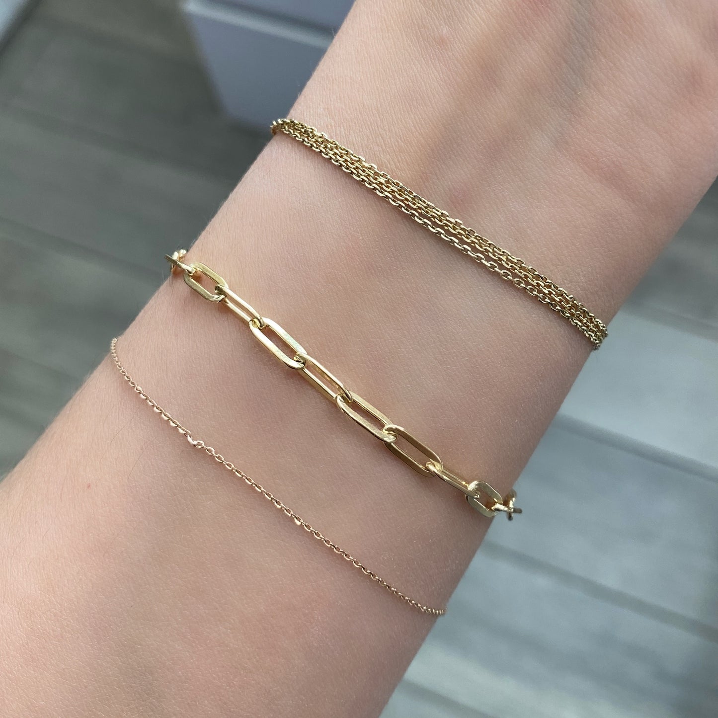 Pulsera tipo ‘Paperclip’