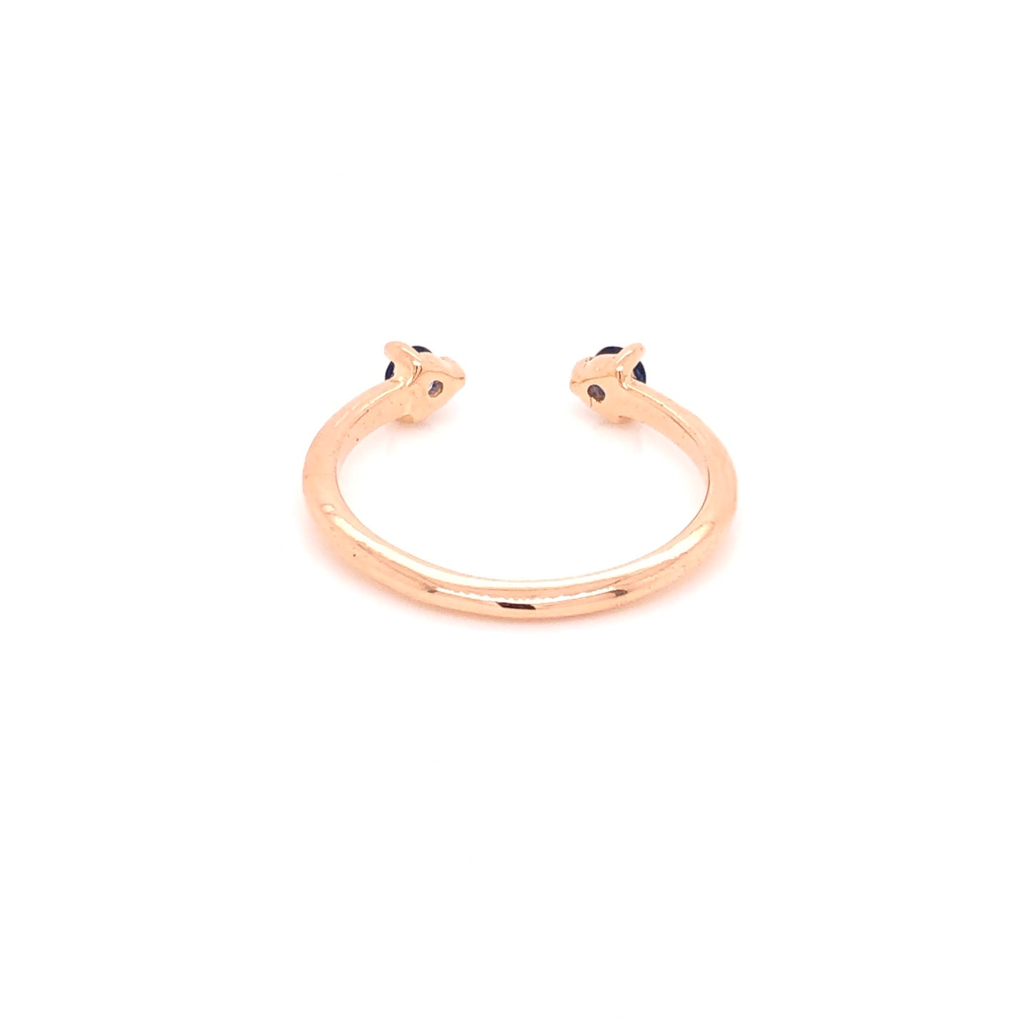 Anillo Eva Con Esmeralda, Rubí o Zafiro