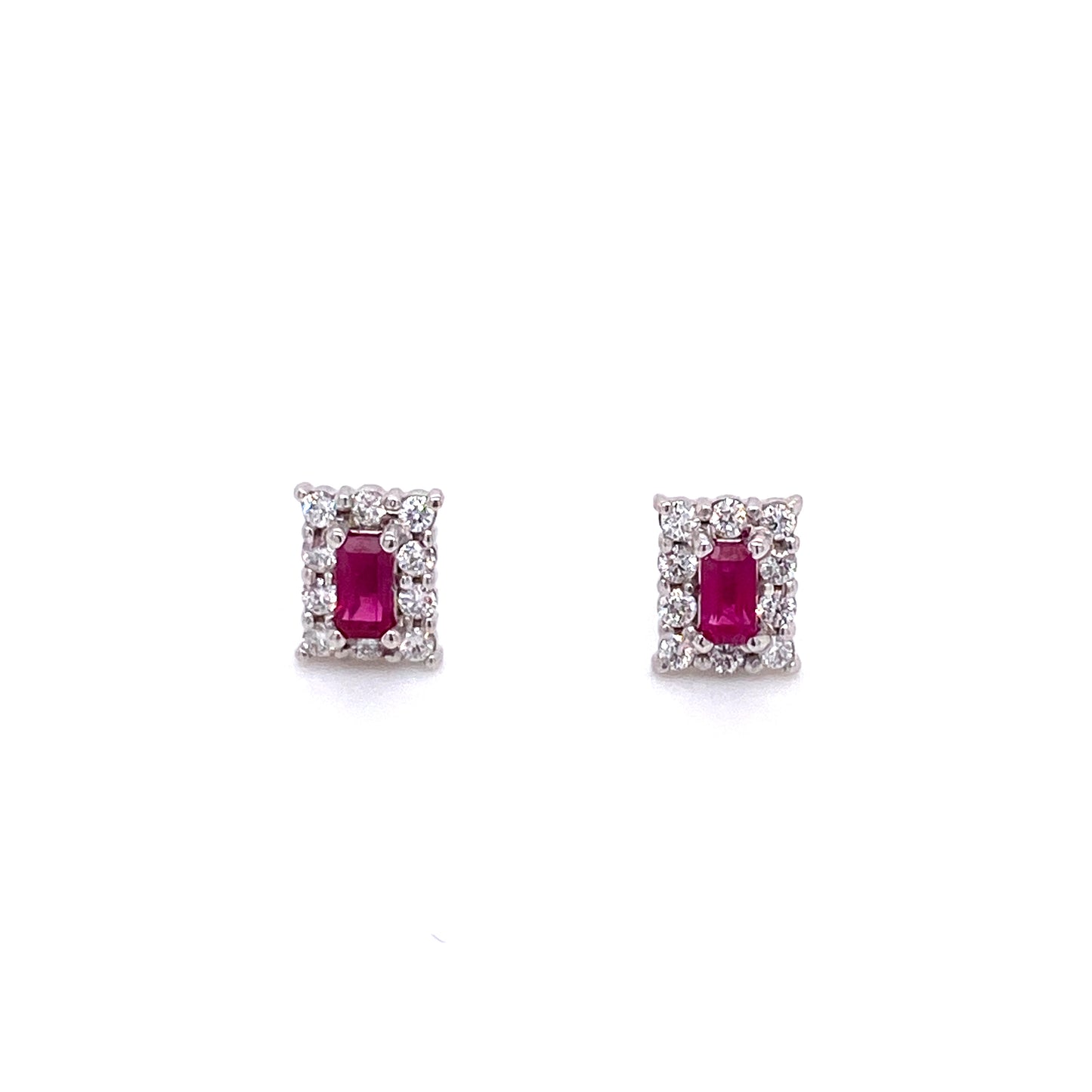 Aretes Cynthia de Rubies