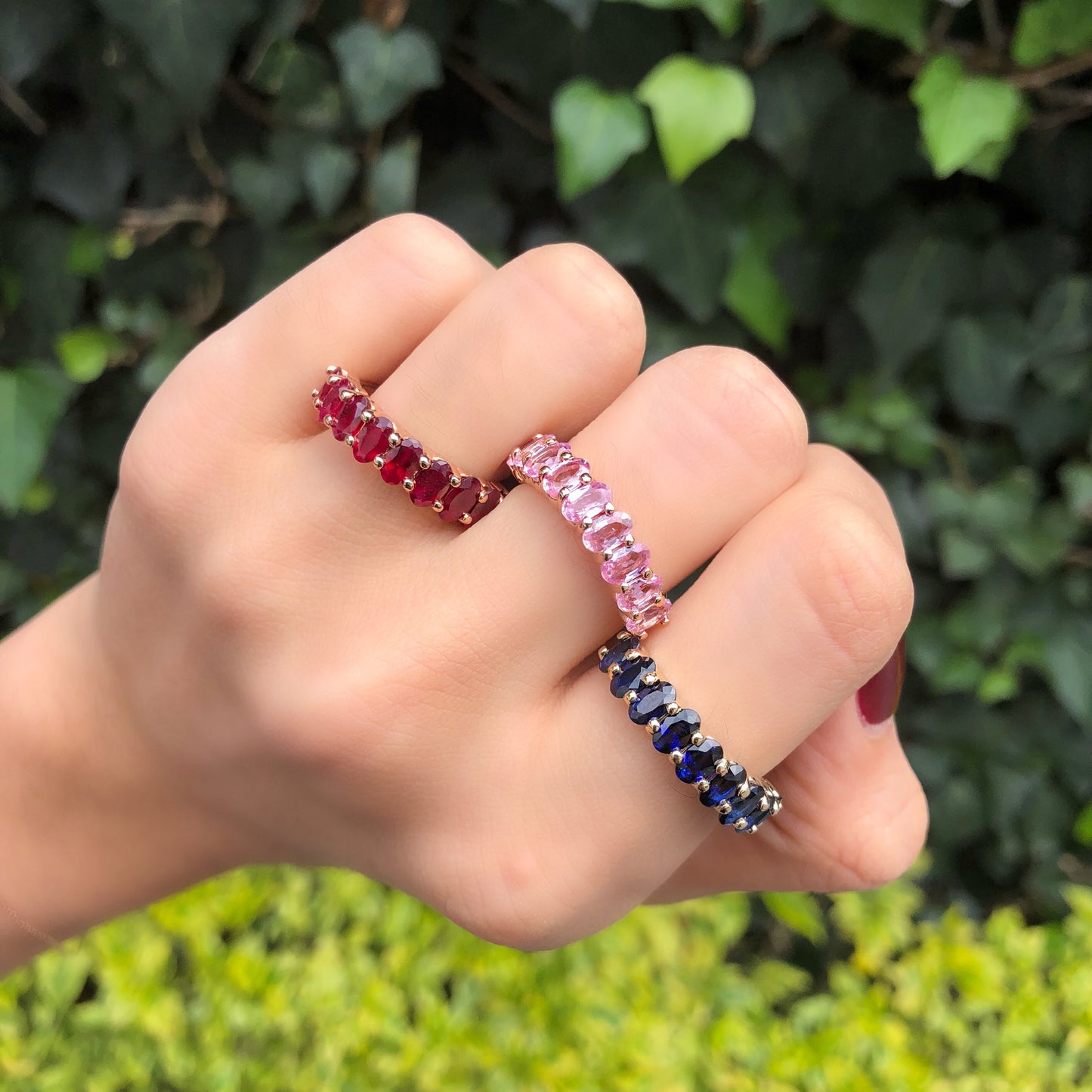 Media Churumbela Esther de Rubíes o Zafiros