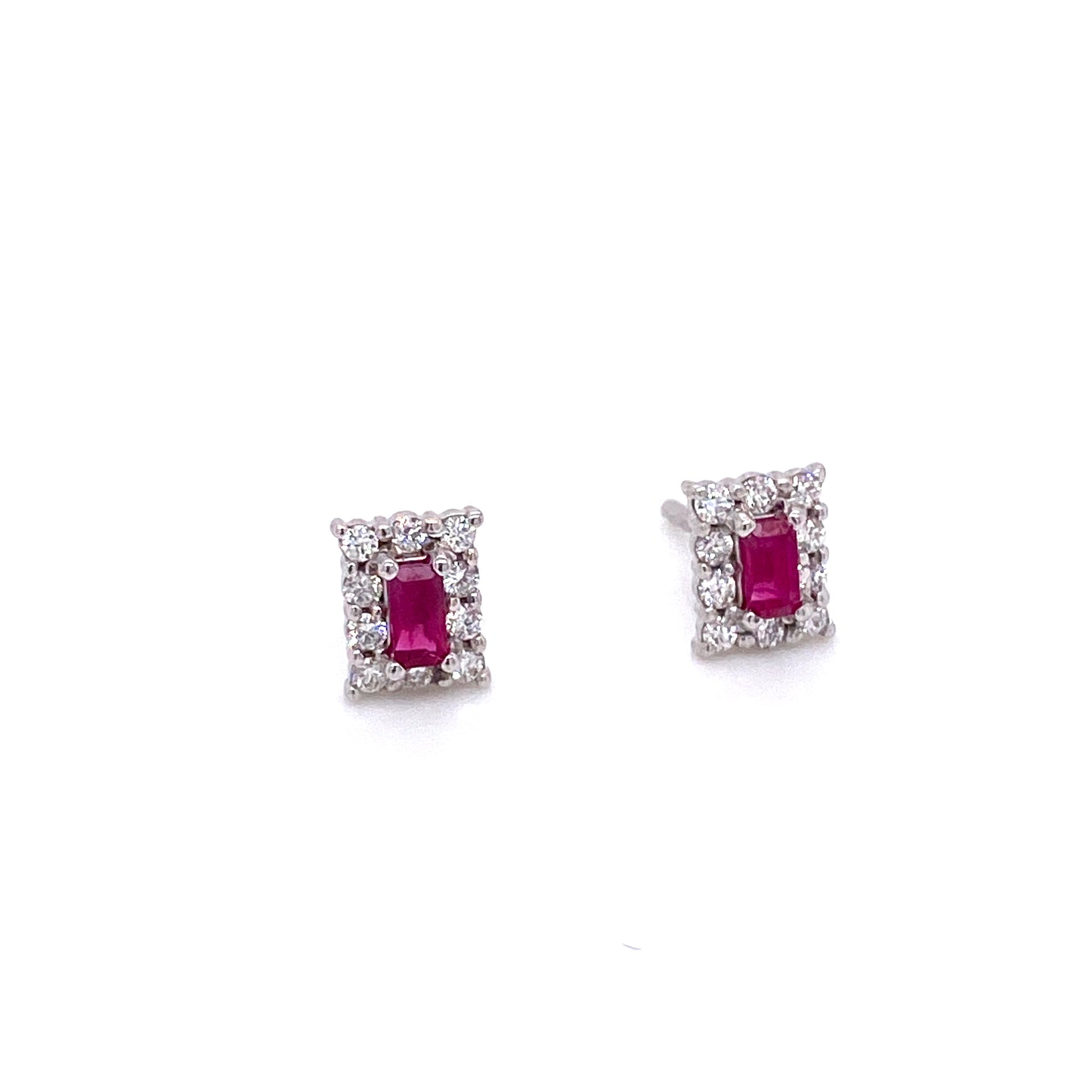 Aretes Cynthia de Rubies
