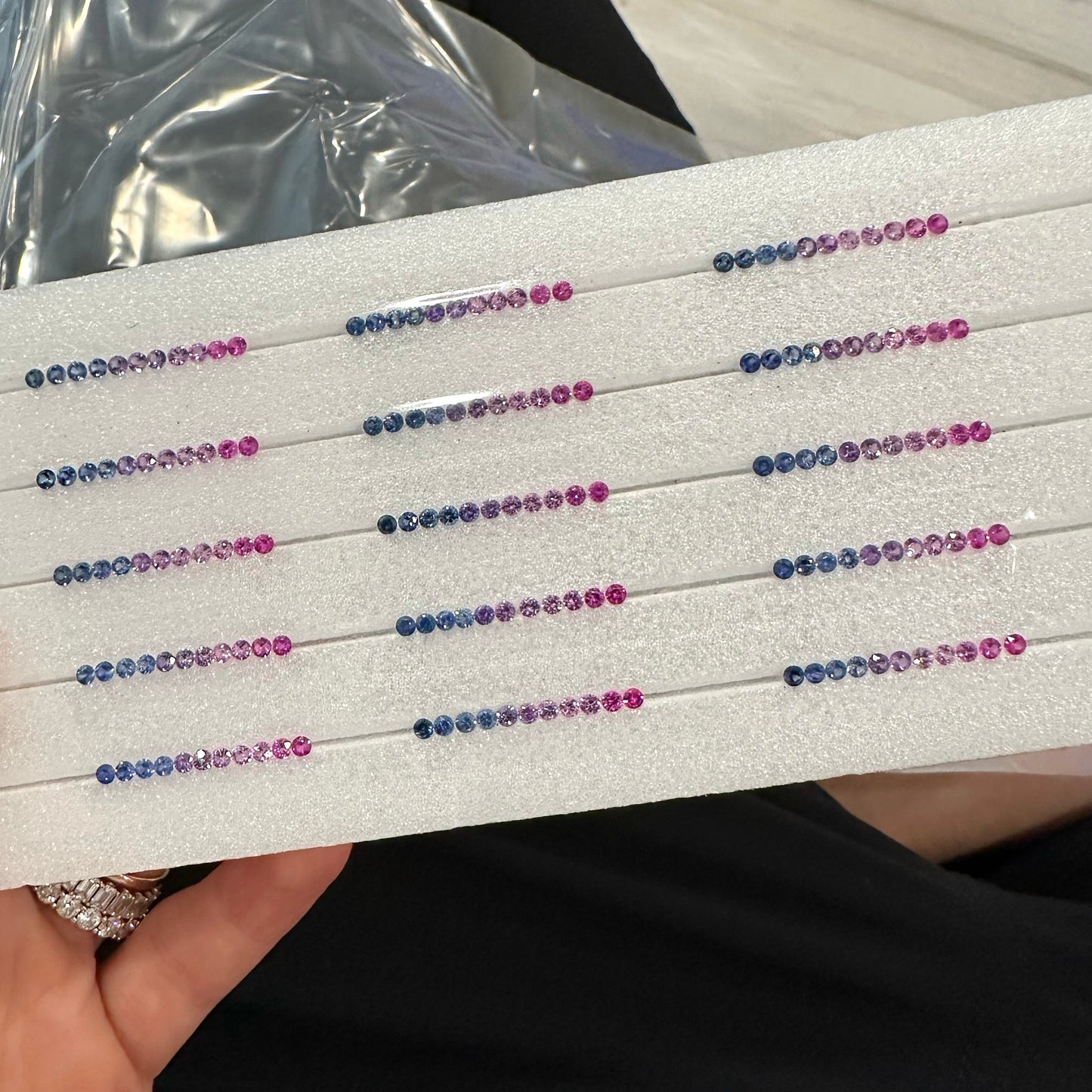 Media Churumbela de Zafiros Rosas Morados / EDICION ESPECIAL ZAFIROS DE TAILANDIA