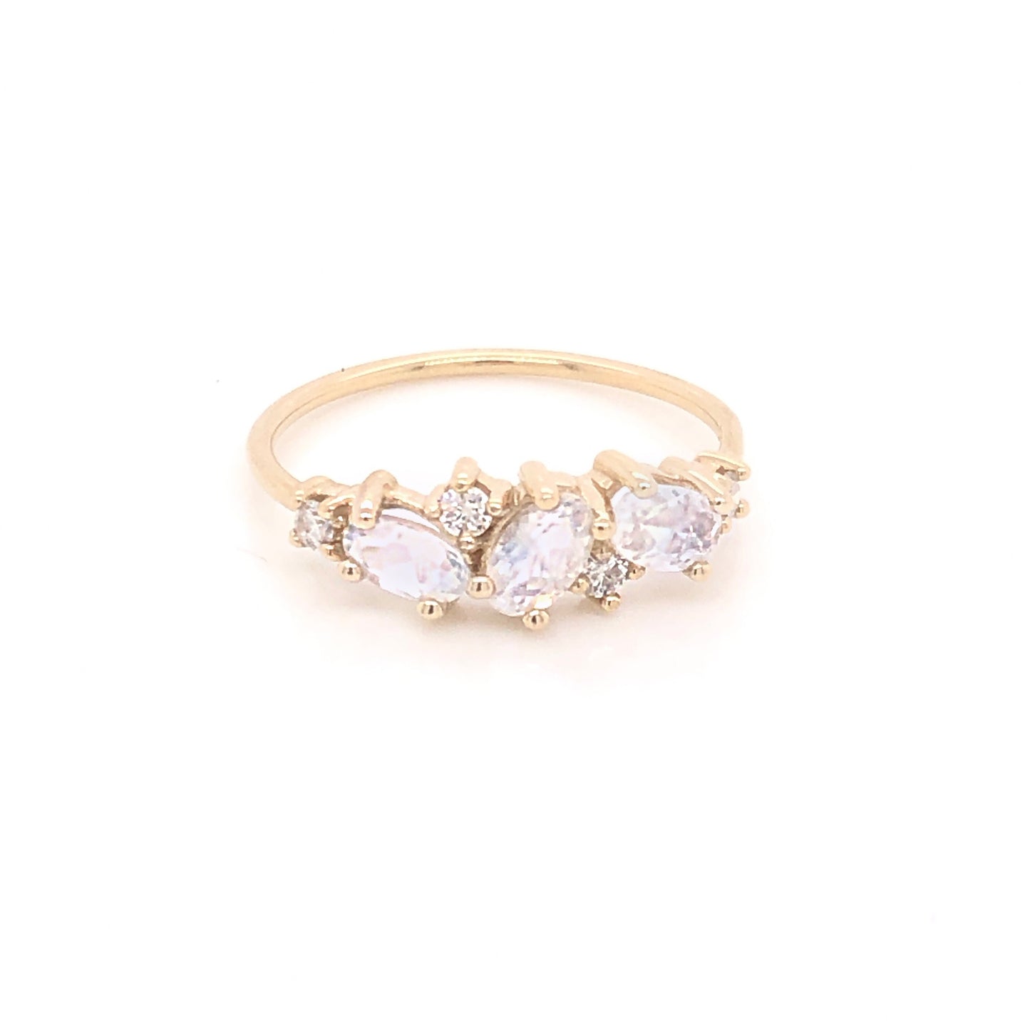 Anillo Laura (zafiro, moonstone, tanzanita)