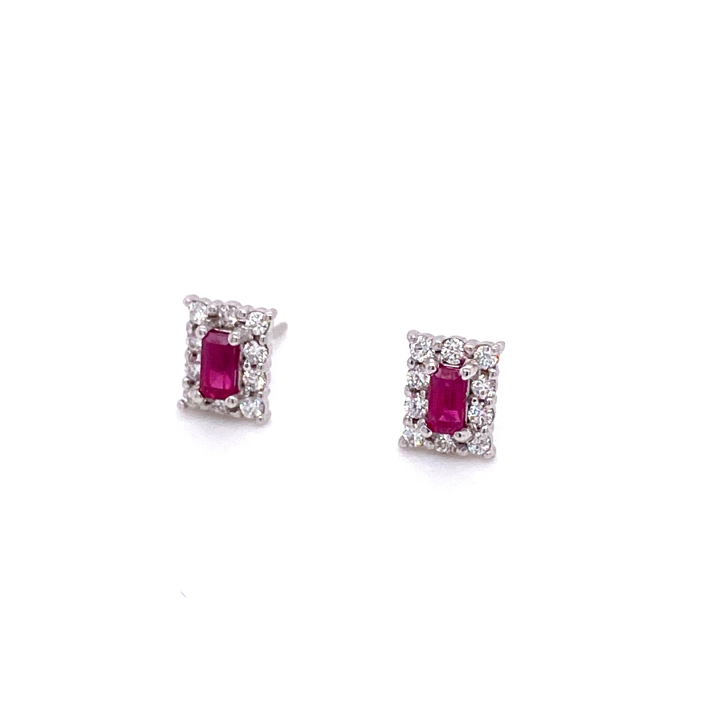 Aretes Cynthia de Rubies