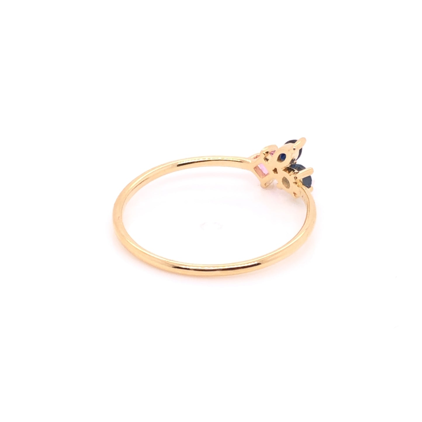 PIEZA ÚNICA - Anillo Cluster Mini de Zafiros