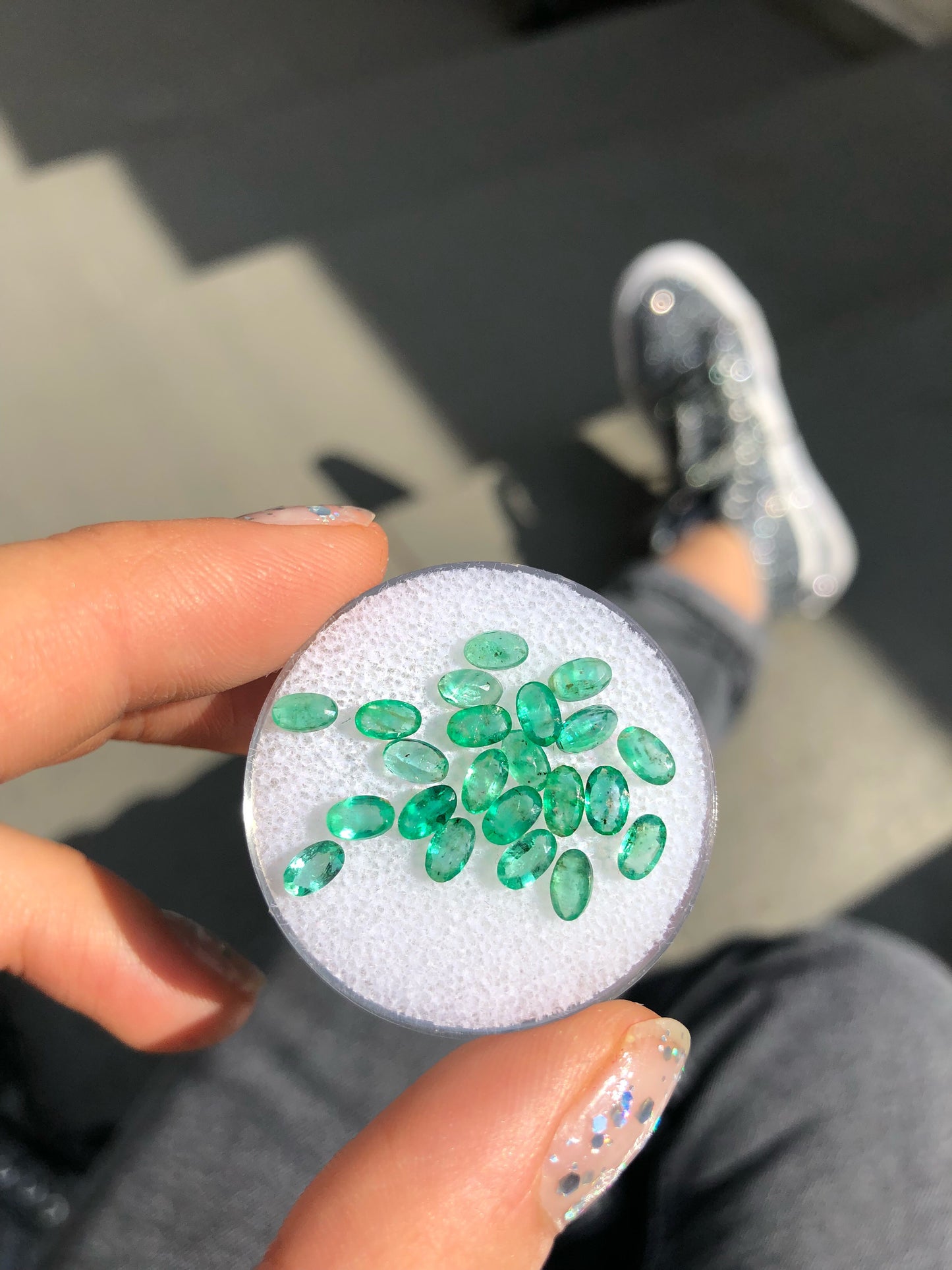 Soluna Ring with Emeralds
