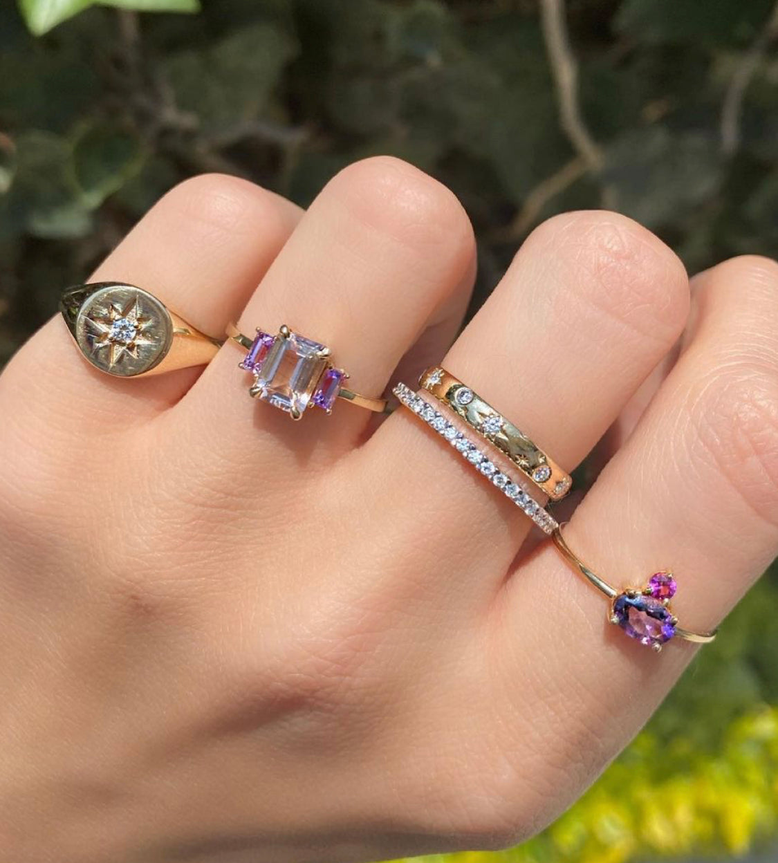 Star Signet Ring