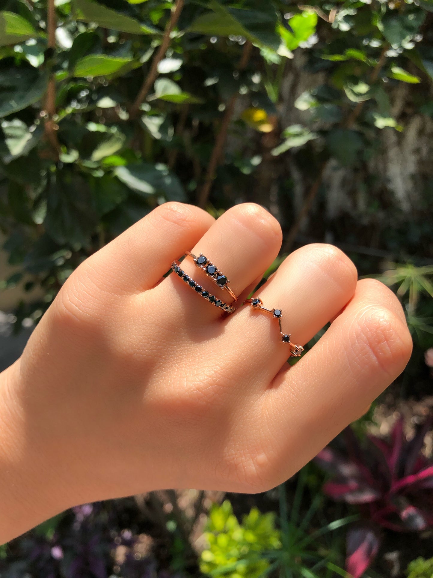 Anillo Isabella Diamante Negro