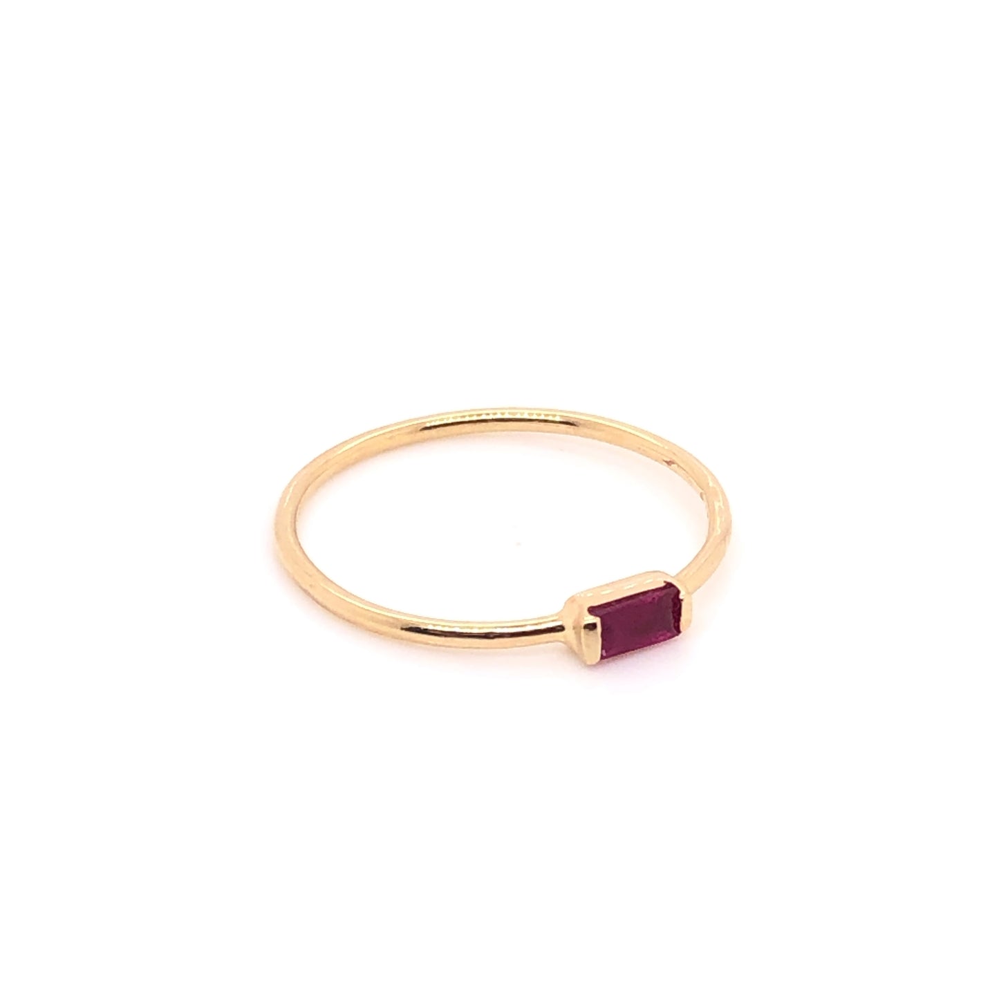 Horizontal Stone Ring