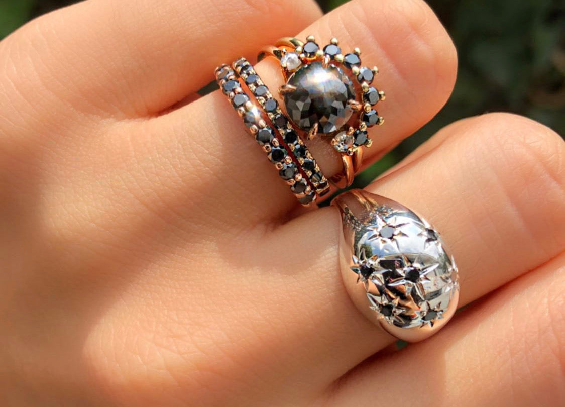 Half Churumbela Amelia with Black Diamonds