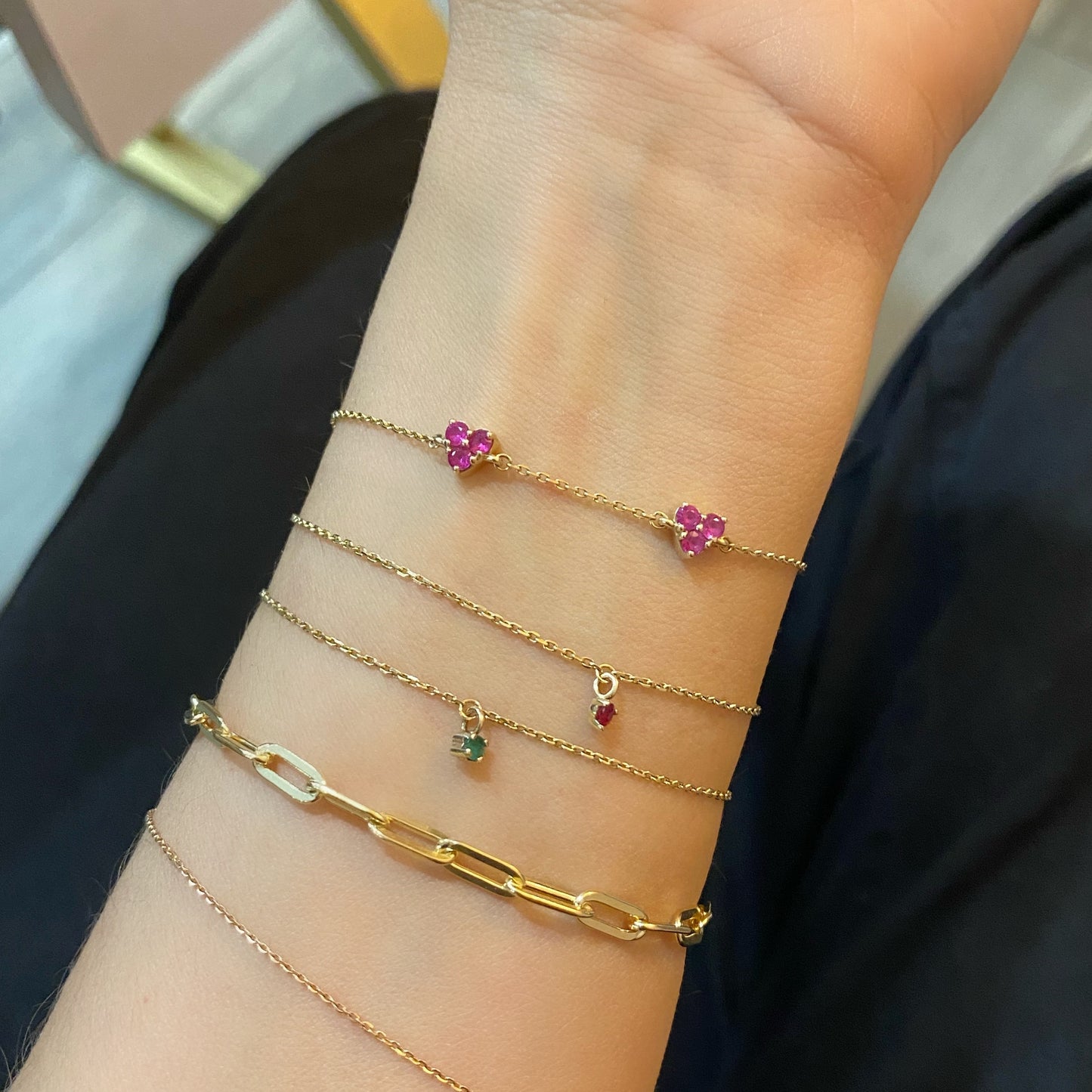 Pulsera tipo ‘Paperclip’