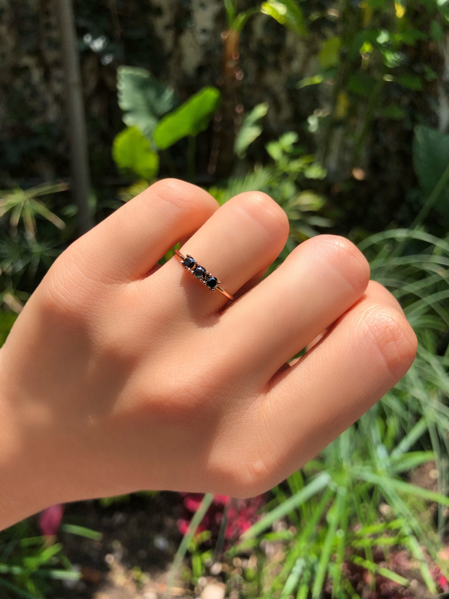 Anillo Isabella Diamante Negro