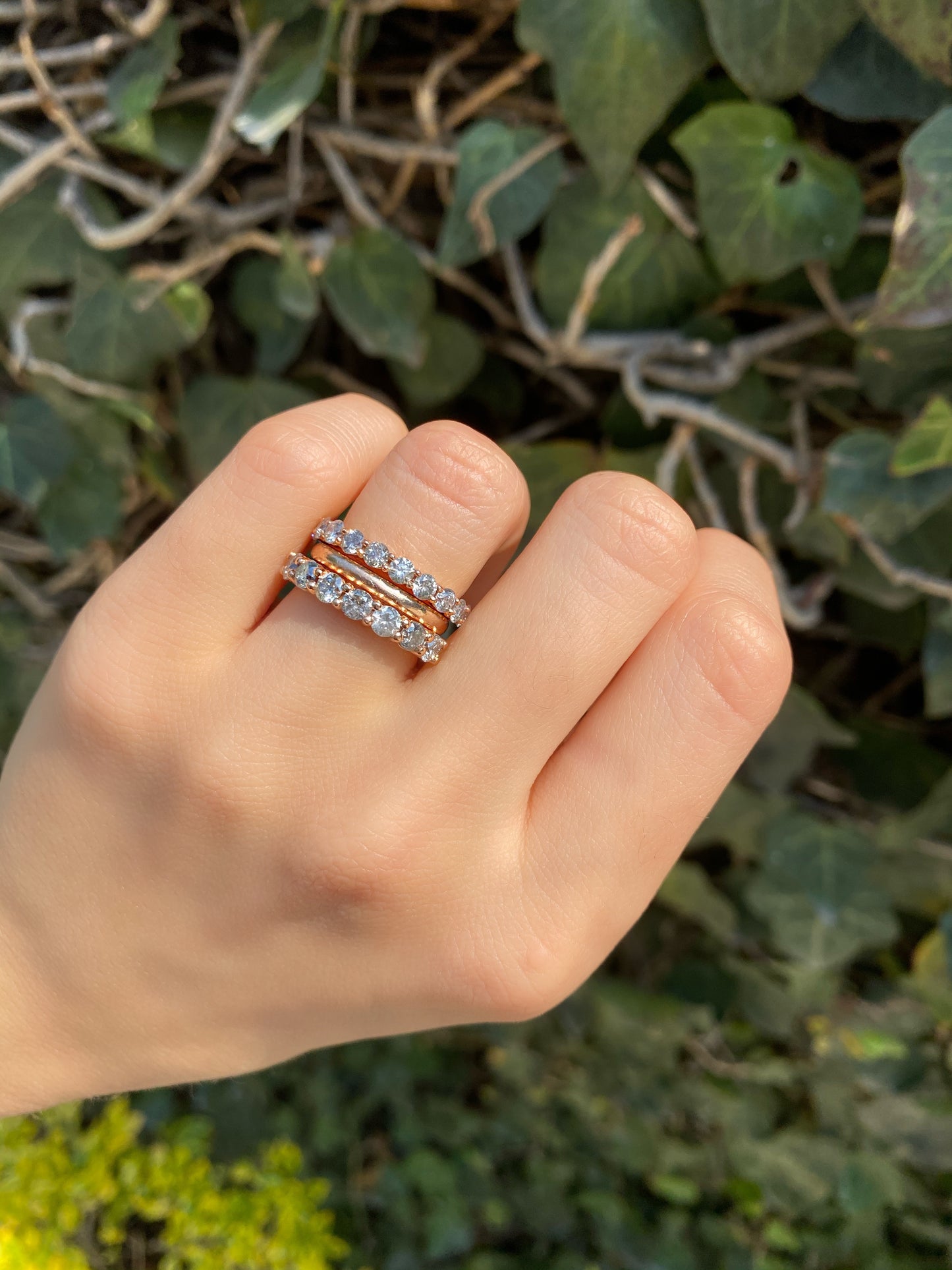 Salt and Pepper Half Diamond Churumbela 3.5mm