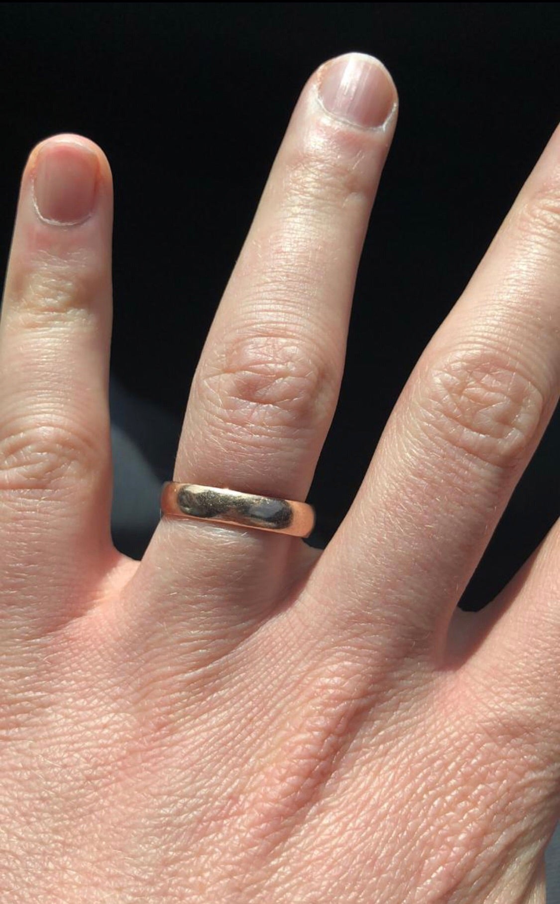 Argolla Media Caña 4mm