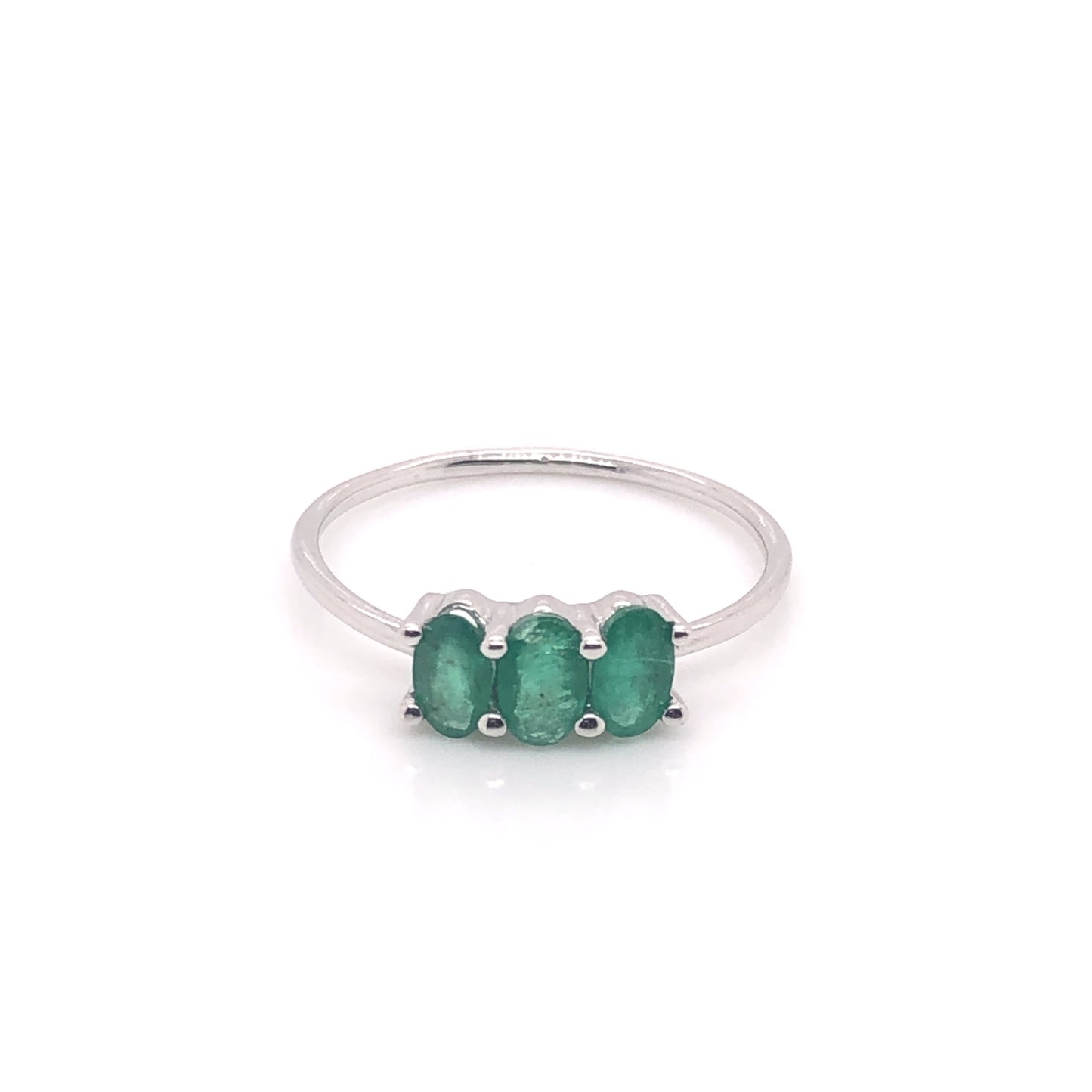 Soluna Ring with Emeralds