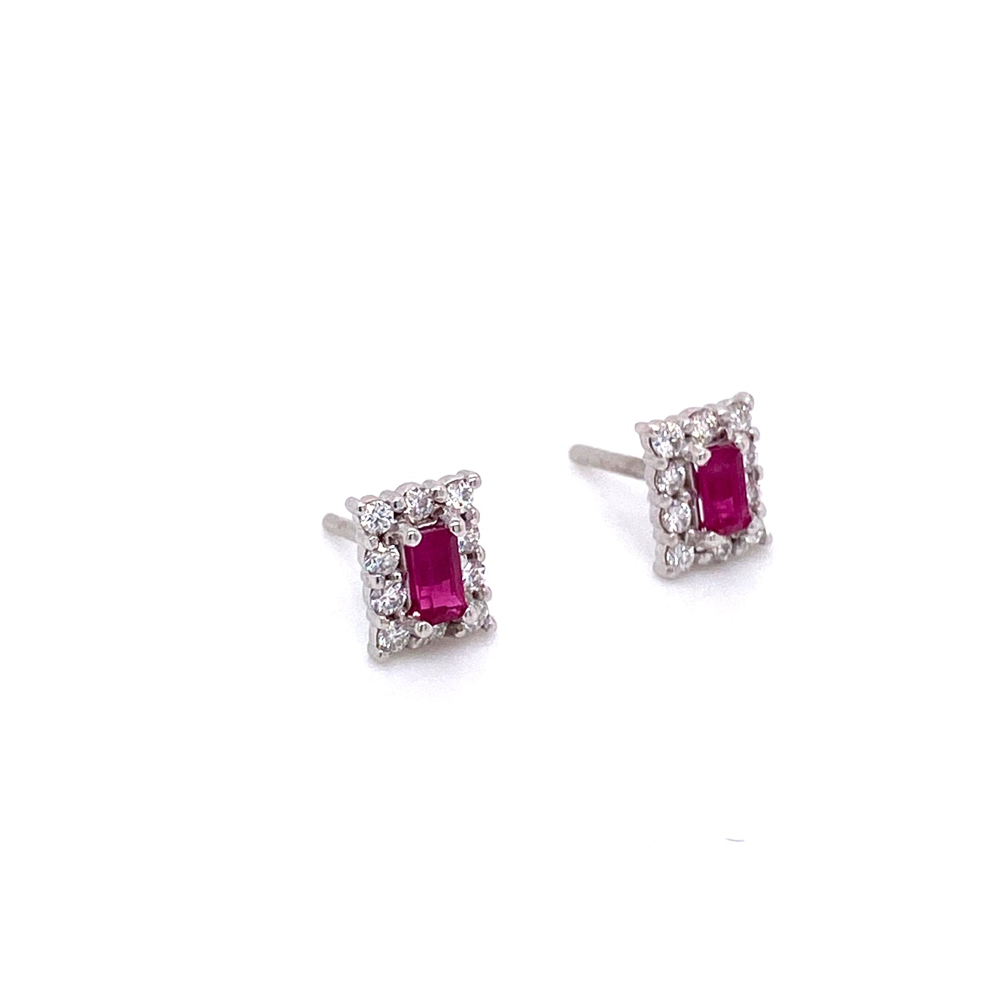 Aretes Cynthia de Rubies