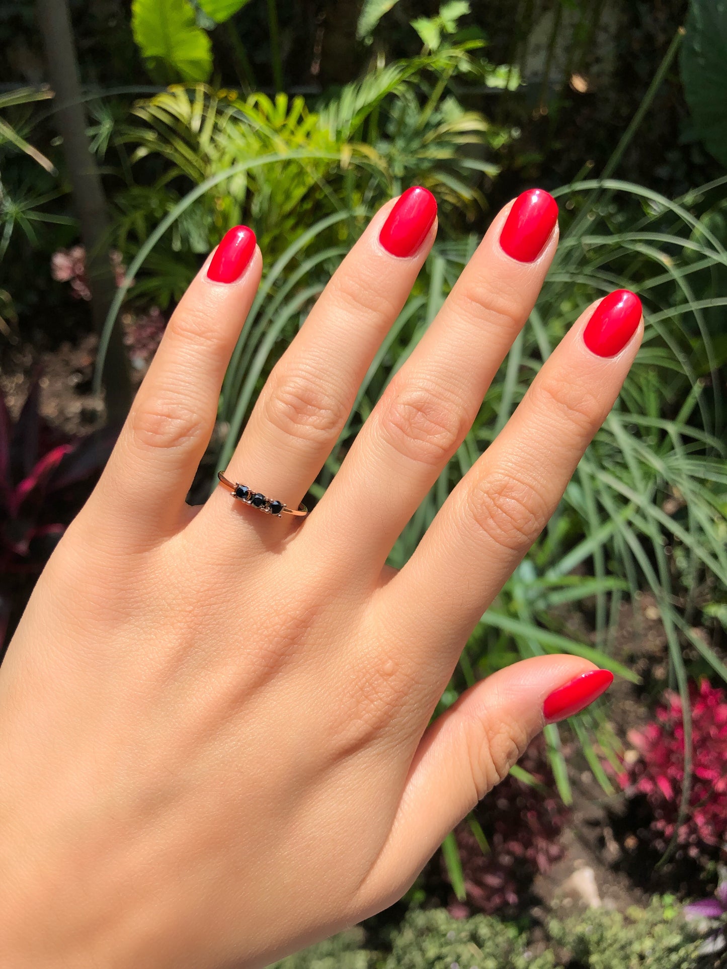 Anillo Isabella Diamante Negro