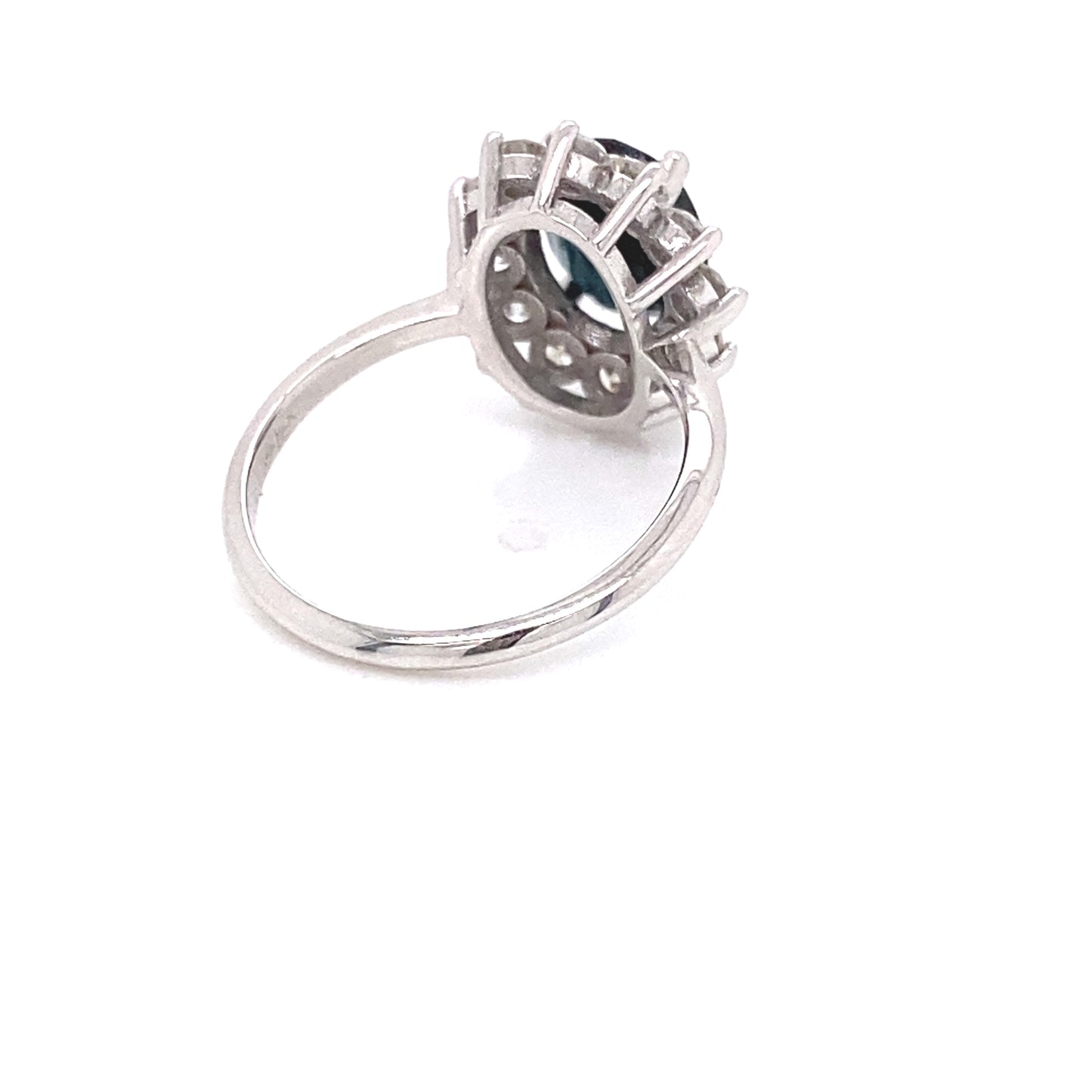 Anillo Kate Grande de Esmeralda con Diamantes