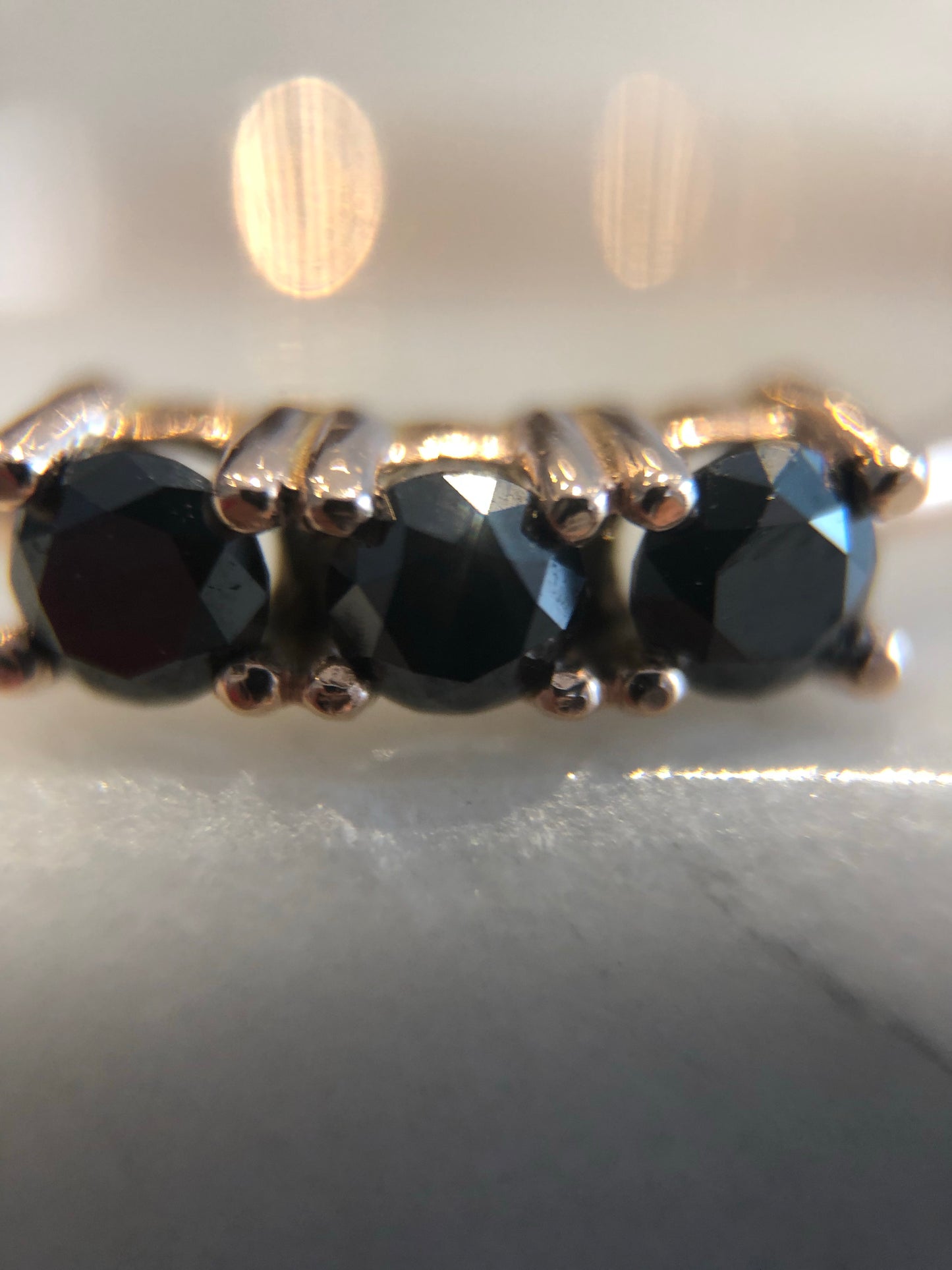 Anillo Isabella Diamante Negro
