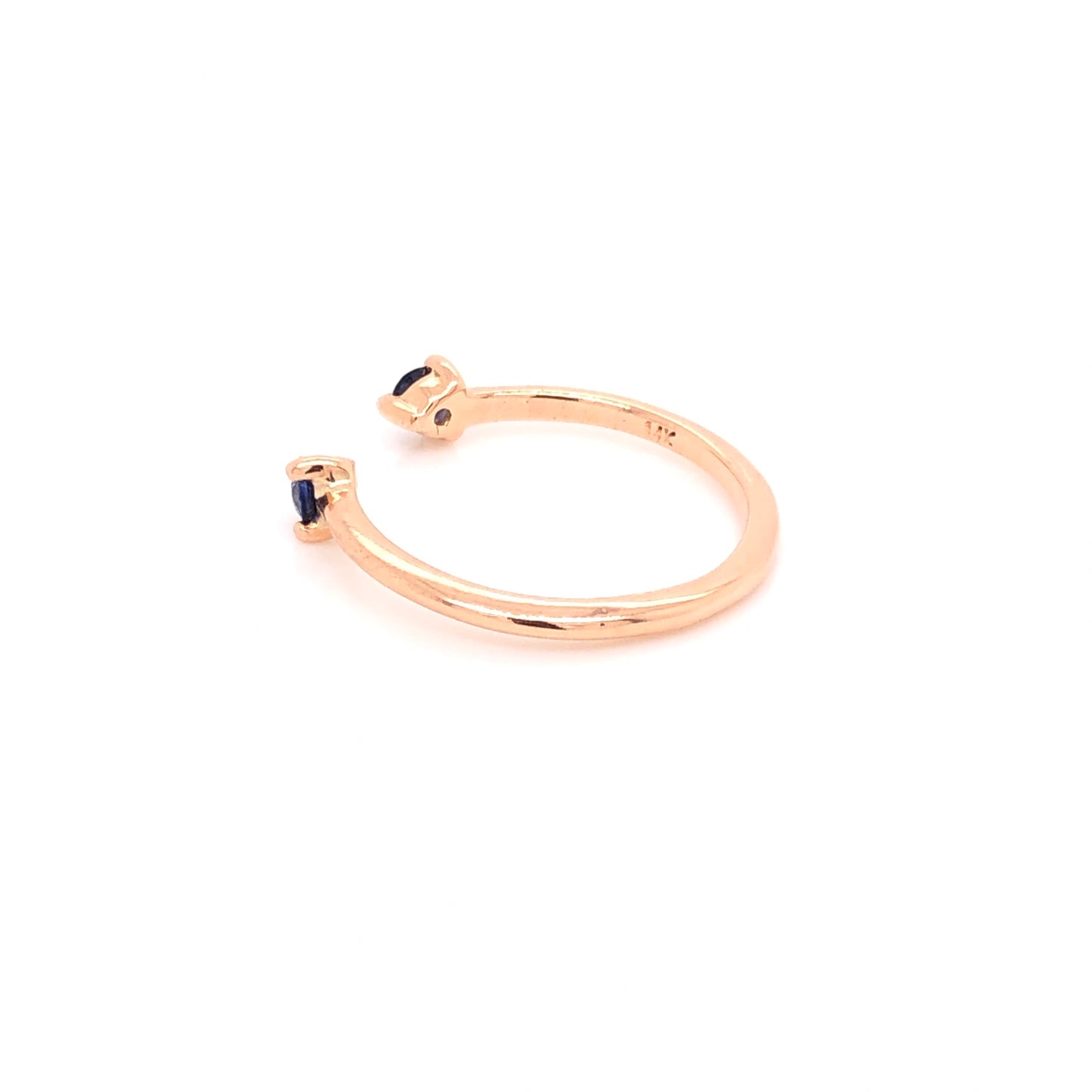 Anillo Eva Con Esmeralda, Rubí o Zafiro