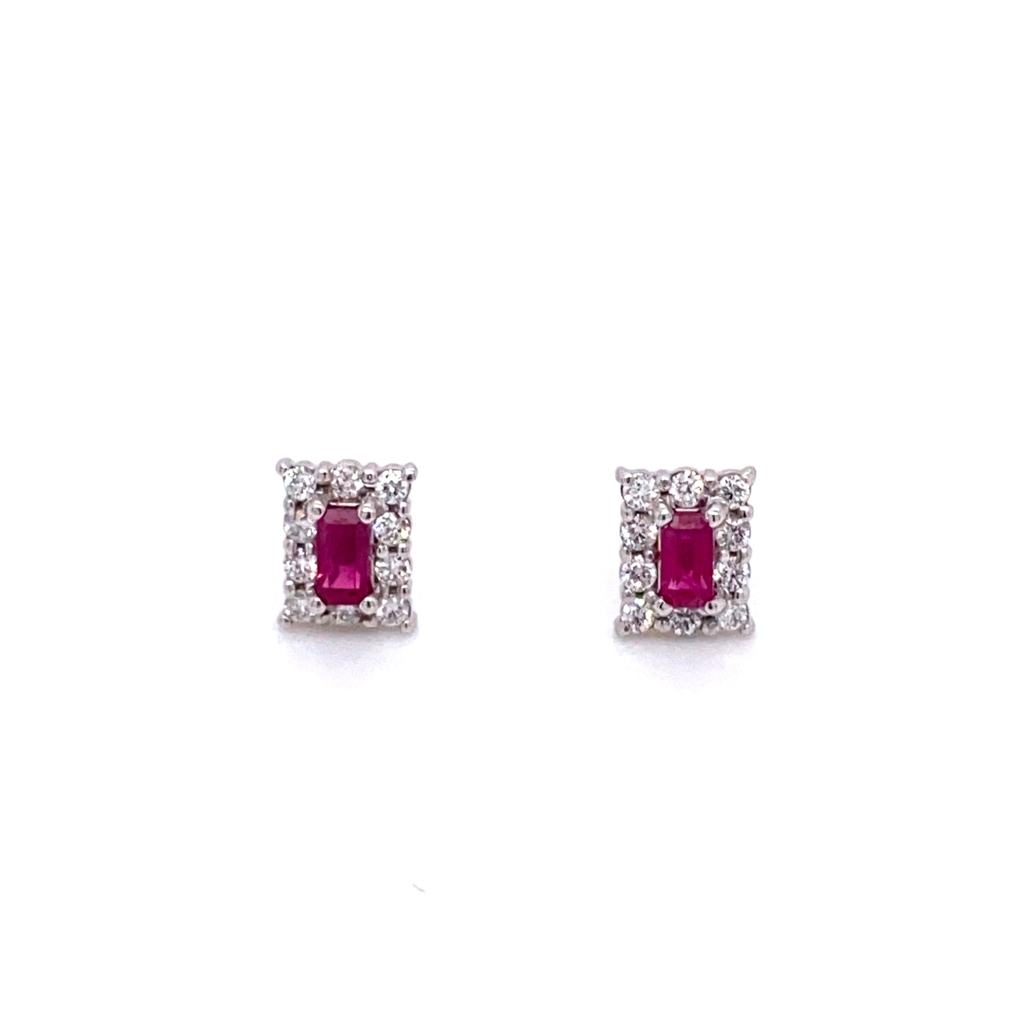 Aretes Cynthia de Rubies