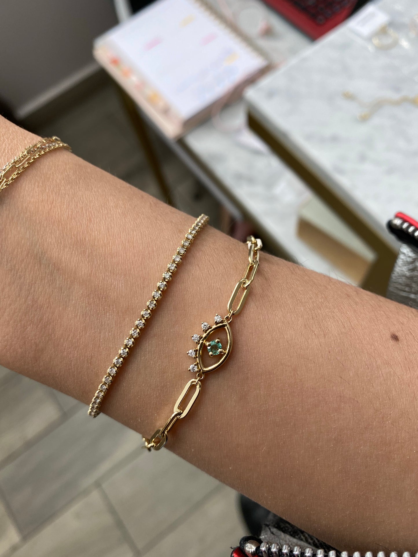 Pulsera tipo ‘Paperclip’