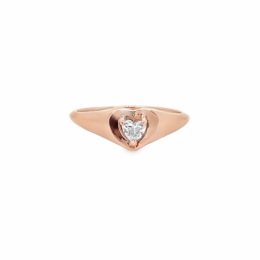 
                      
                        Julia Ring with Heart Diamond
                      
                    