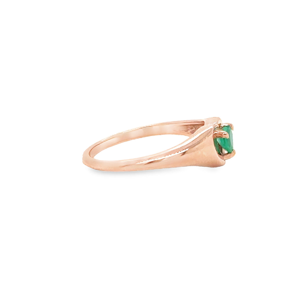 
                      
                        Julia Ring with Heart Emerald
                      
                    