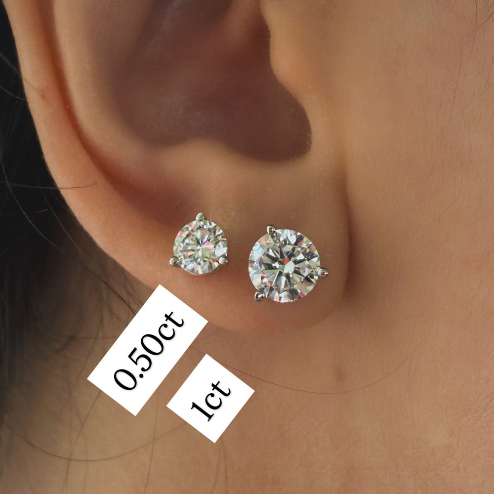 
                      
                        Aretes de Diamante de 1ct cada uno (total 2ct)
                      
                    
