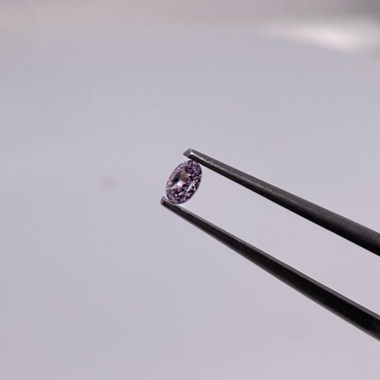ADVANCE / SECTION Purple Pink Diamond “M” / Oval Cut / Measurements: 2.45 x 3.65mm, total value 20,800 pesos