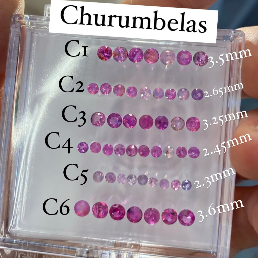 C6 - ANTICIPO/APARTADO Zafiros Rosas Opalescentes (churumbela), precio total 14,450 pesos