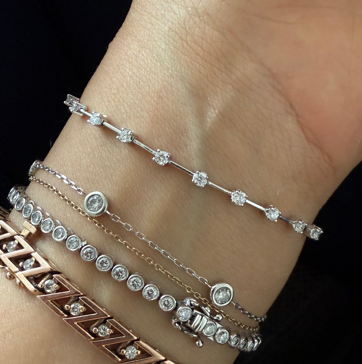 Pulsera Tenis Magdalena de Diamantes 1ct