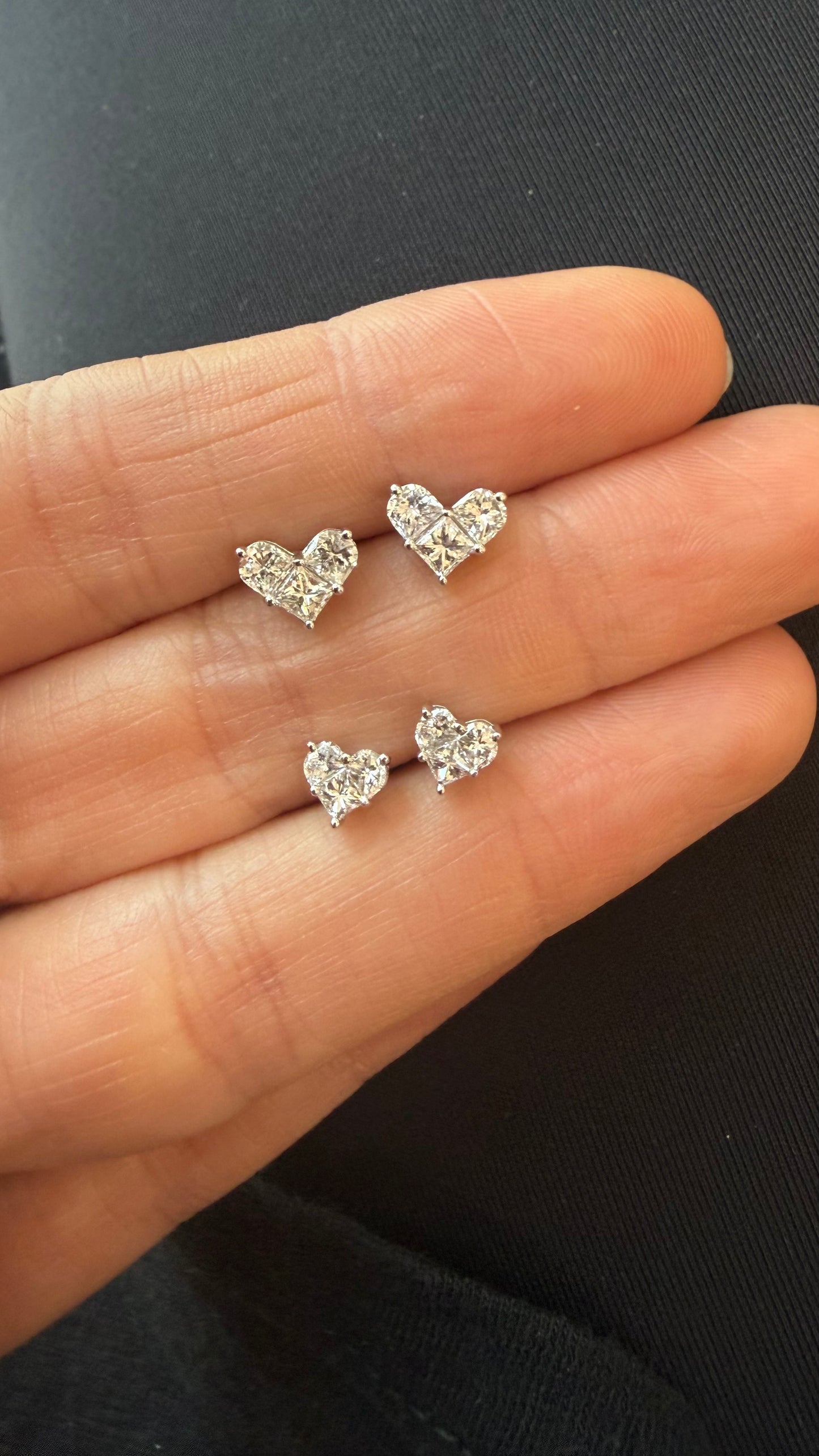 Aretes Corazón Rompecabezas Chico